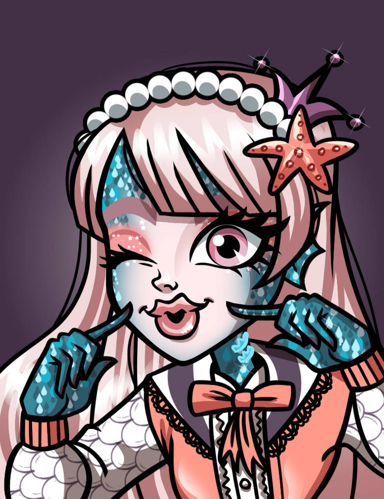 Picture Day Monster High OC Shellie McDive by marmakar on DeviantArt