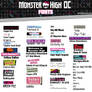 Monster High Fonts Pack ENG