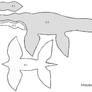 Mosasaurus-plushie patterns
