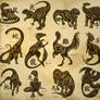 Chinese Dinosaur Zodiac