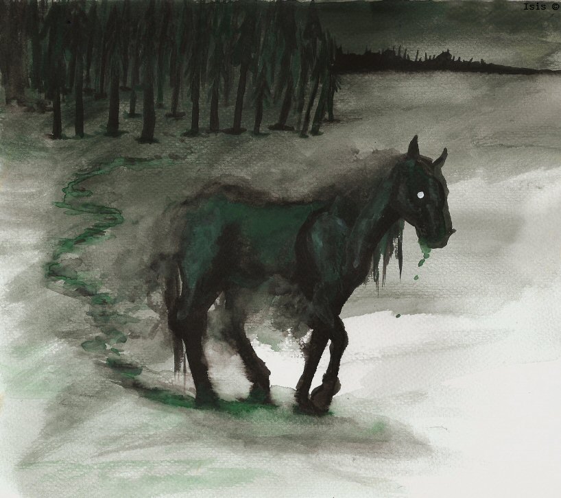 Green Flu horse