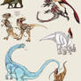 Copic flood 2 - dinosaurs
