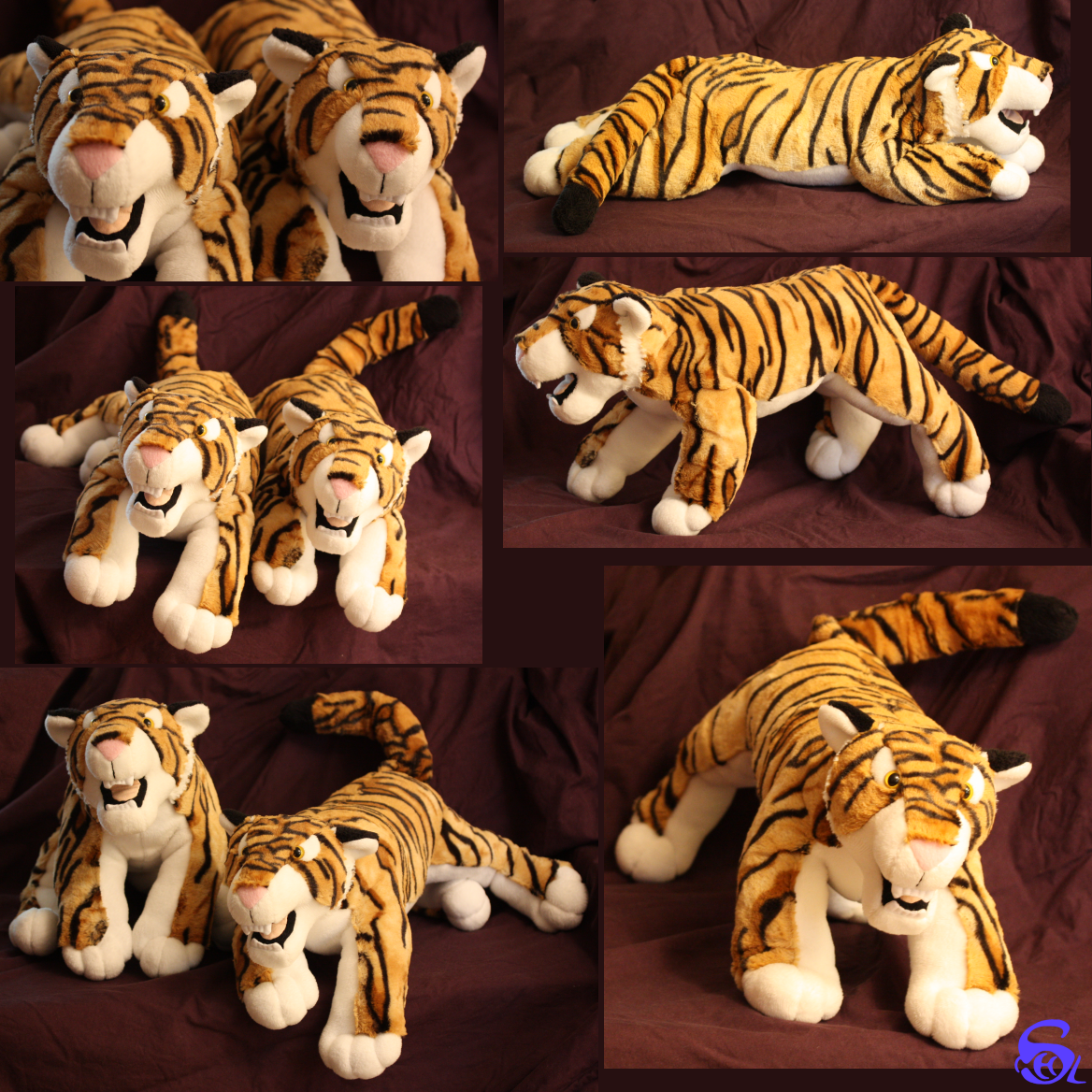 Tiger plushies by IsisMasshiro on DeviantArt