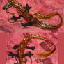 Golden chinese dragon - plushie SOLD