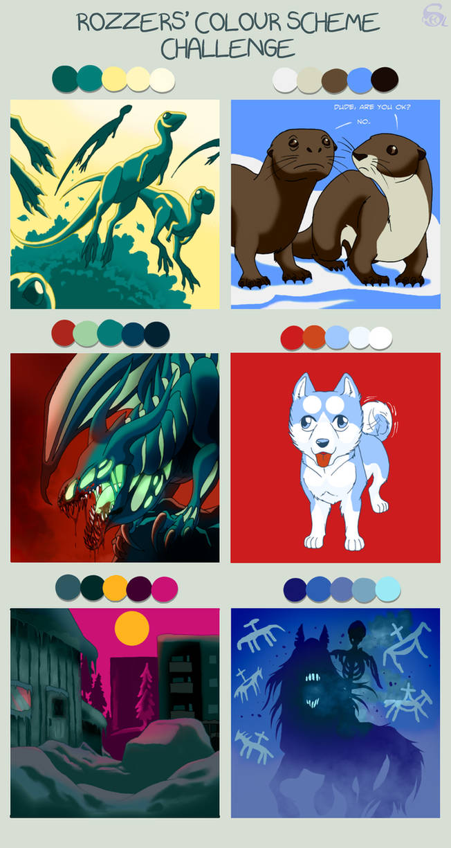 Color scheme challenge by IsisMasshiro on DeviantArt