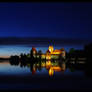 Trakai castle after midnight