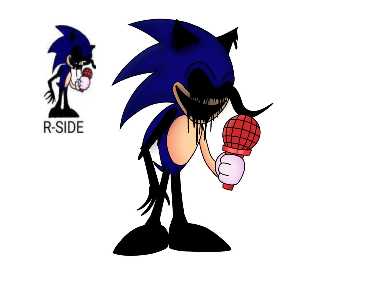 Sonic.EXE R-Side by Donyeb on DeviantArt