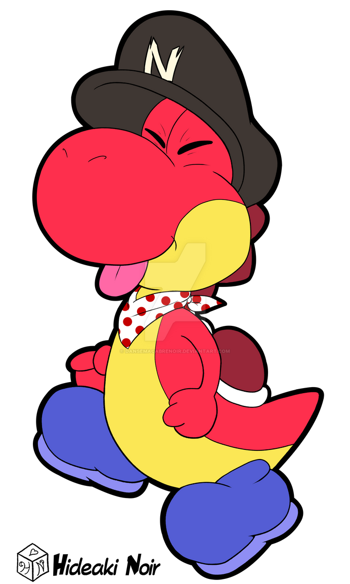 Paper Mario Chip Yoshi by DanseMacabreNoir on DeviantArt