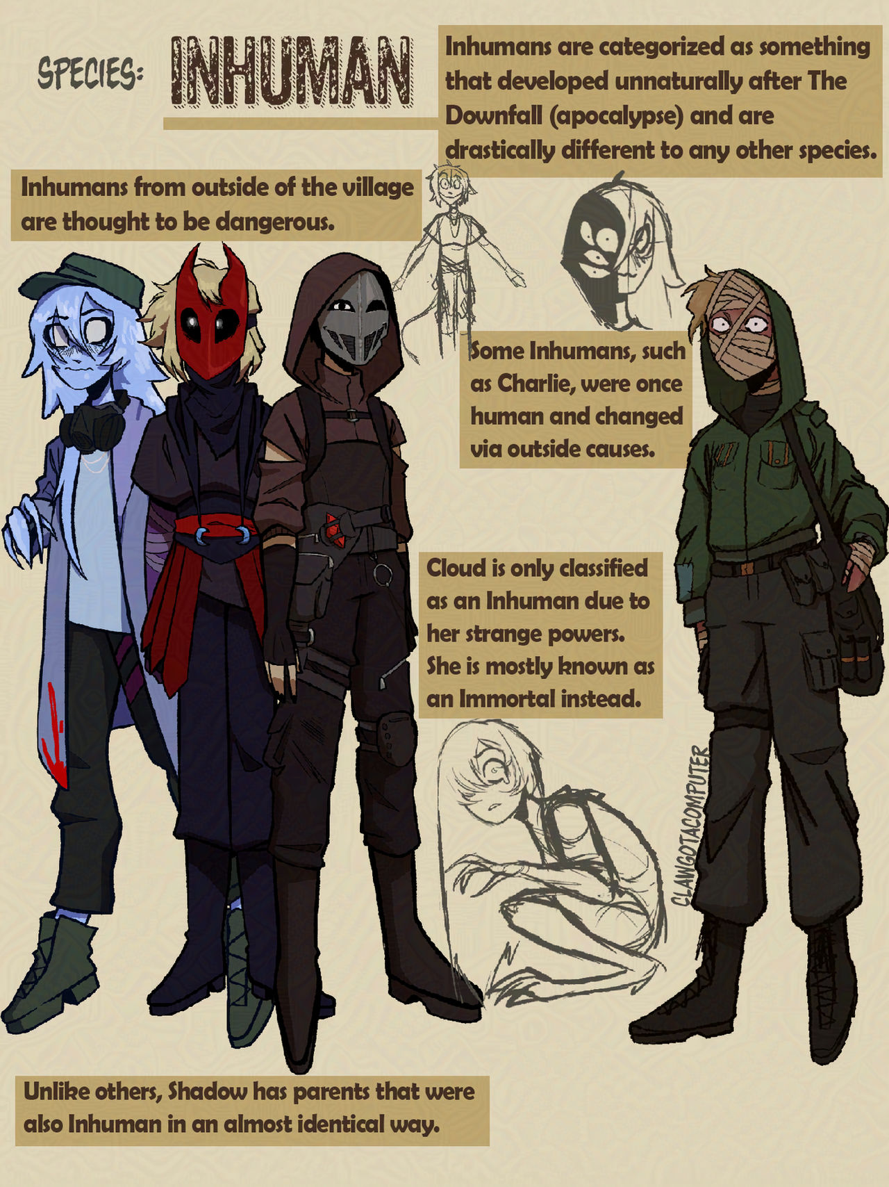 Inhuman Form Inhumans by Comic-Shark on DeviantArt