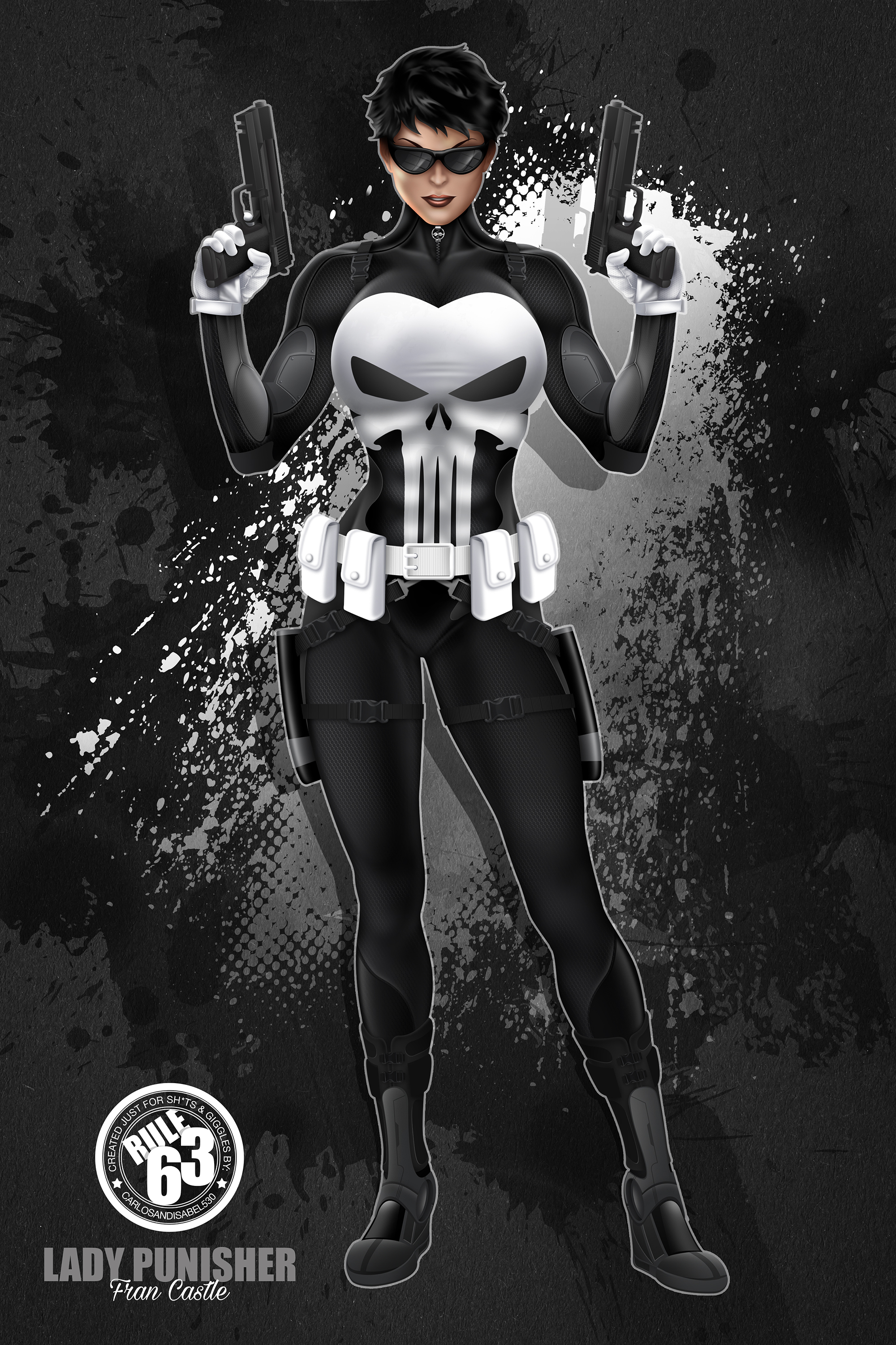 Rule 63 - Lady Punisher