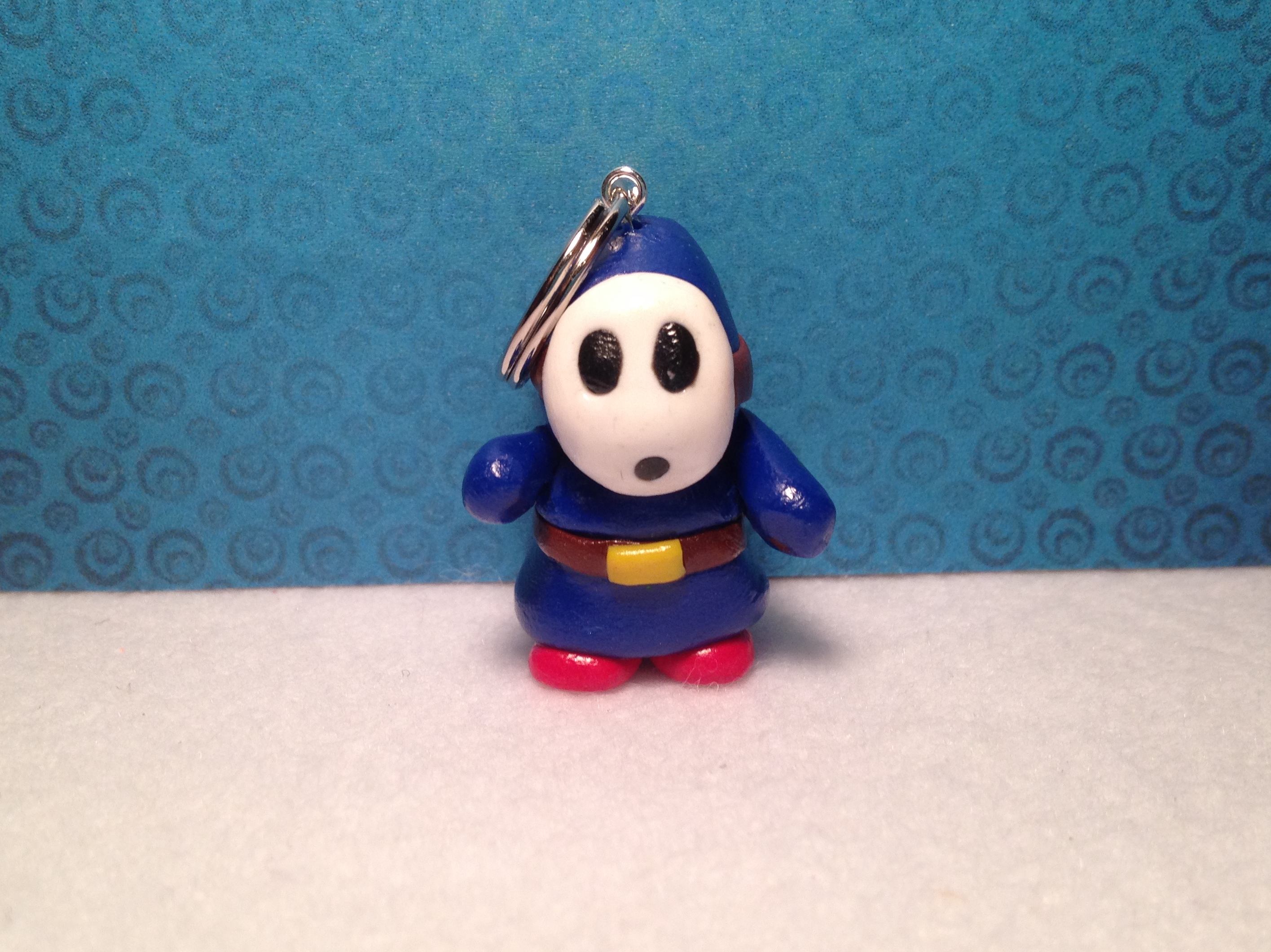 Polymer Clay Shy Guy Charm