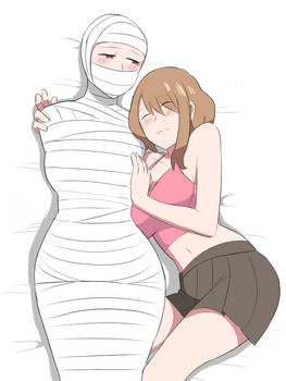 Be my body pillow.