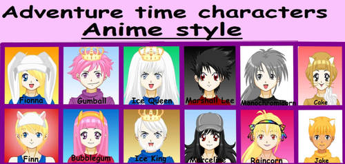 Adventure time - anime style