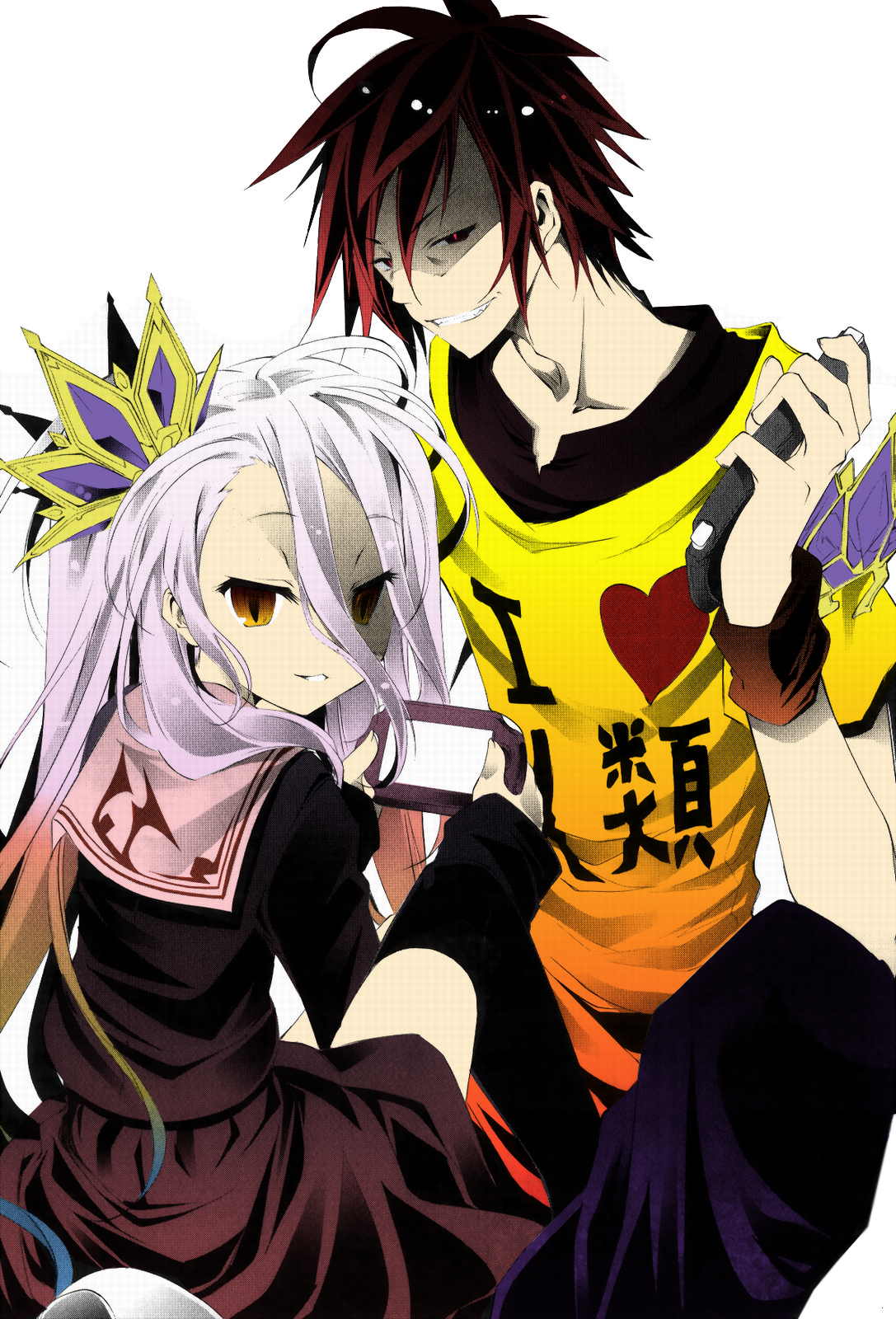 Riku Dola and Schwi Dola (No Game No Life : Zero) by DeSquishyFish on  DeviantArt