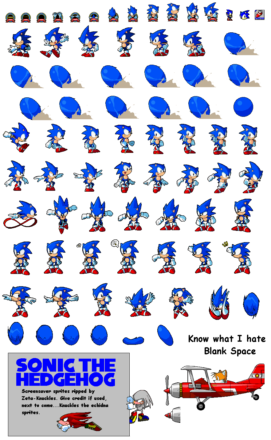 Improved Sonic Crackres sprites by MCTravisYT on DeviantArt