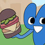 You get a slice of this burger! (Bfb redraw)