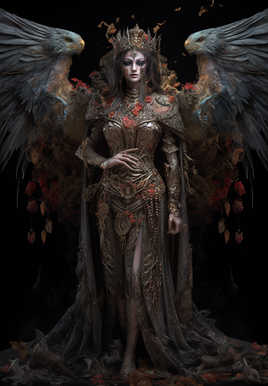 dark valkyrie with wings by CatTheMad1974 on DeviantArt