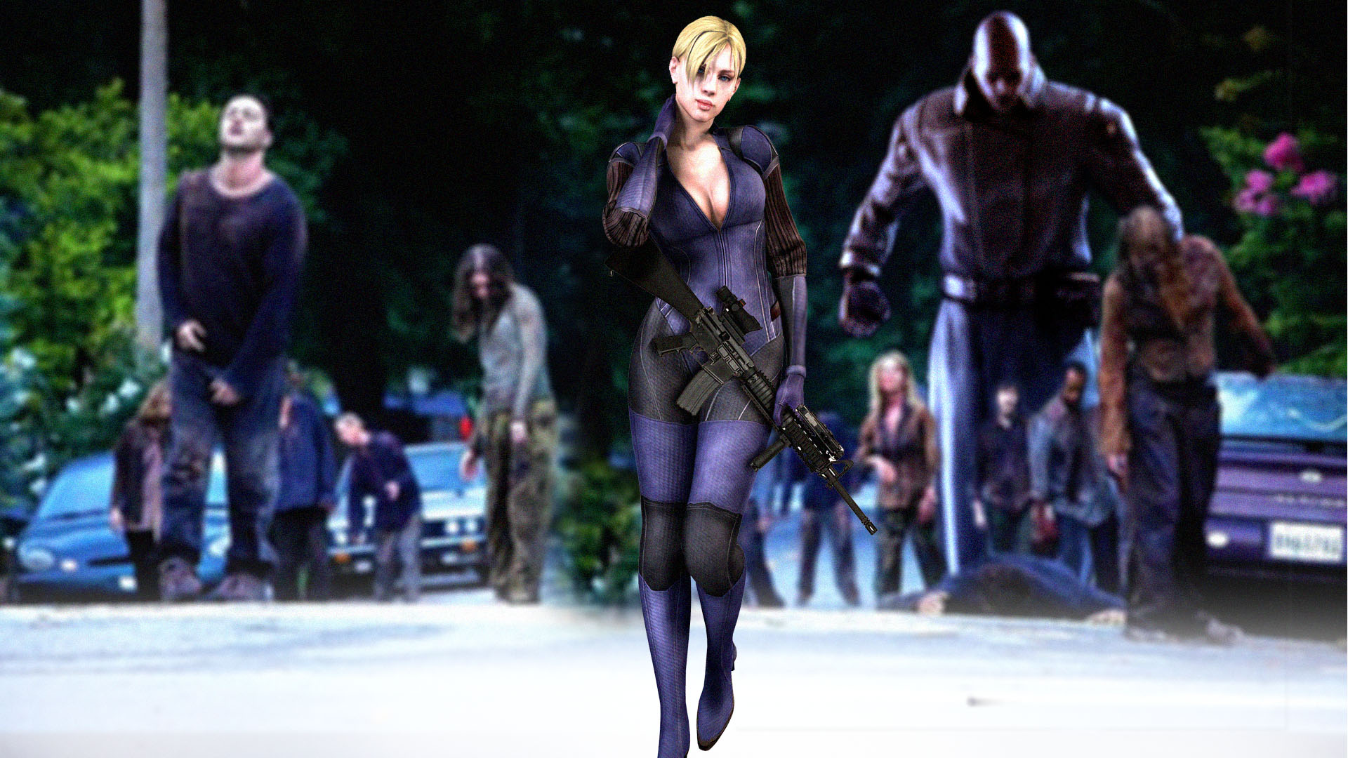 Jill Valentine render By  ventrue533