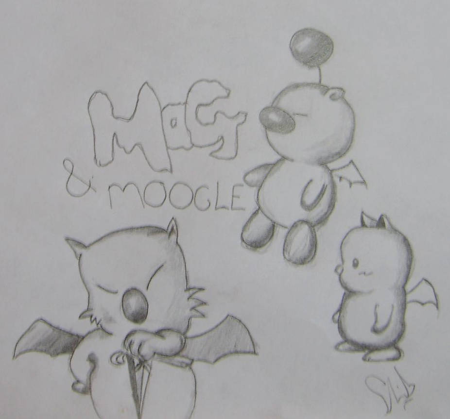 Mog and Moogle by Shibatron on DeviantArt