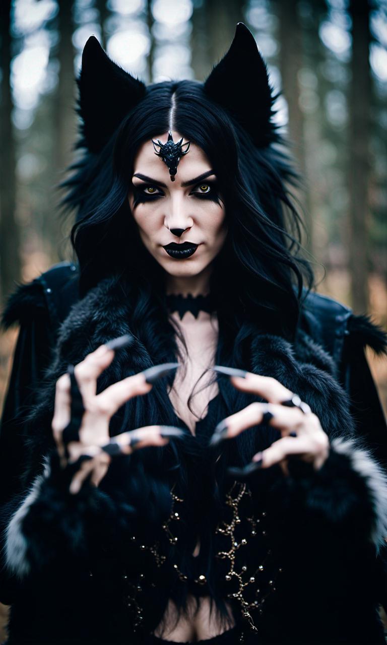 Photographic Gothic Wolf 2 by Refuse2LoseDaWooz on DeviantArt