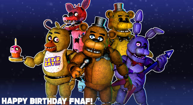 Happy birthday FNAF! by ErjanBez-meme-ov on DeviantArt
