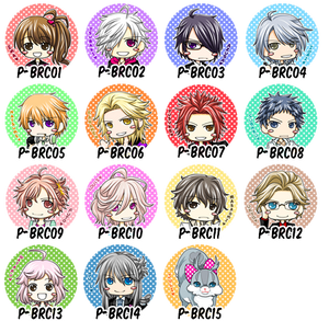 Brothers Conflict Buttons