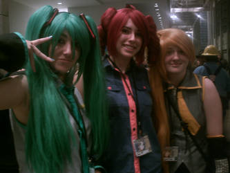 Triple BAKA Cosplayers