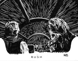 Inktober 2023 Day 30: Rush