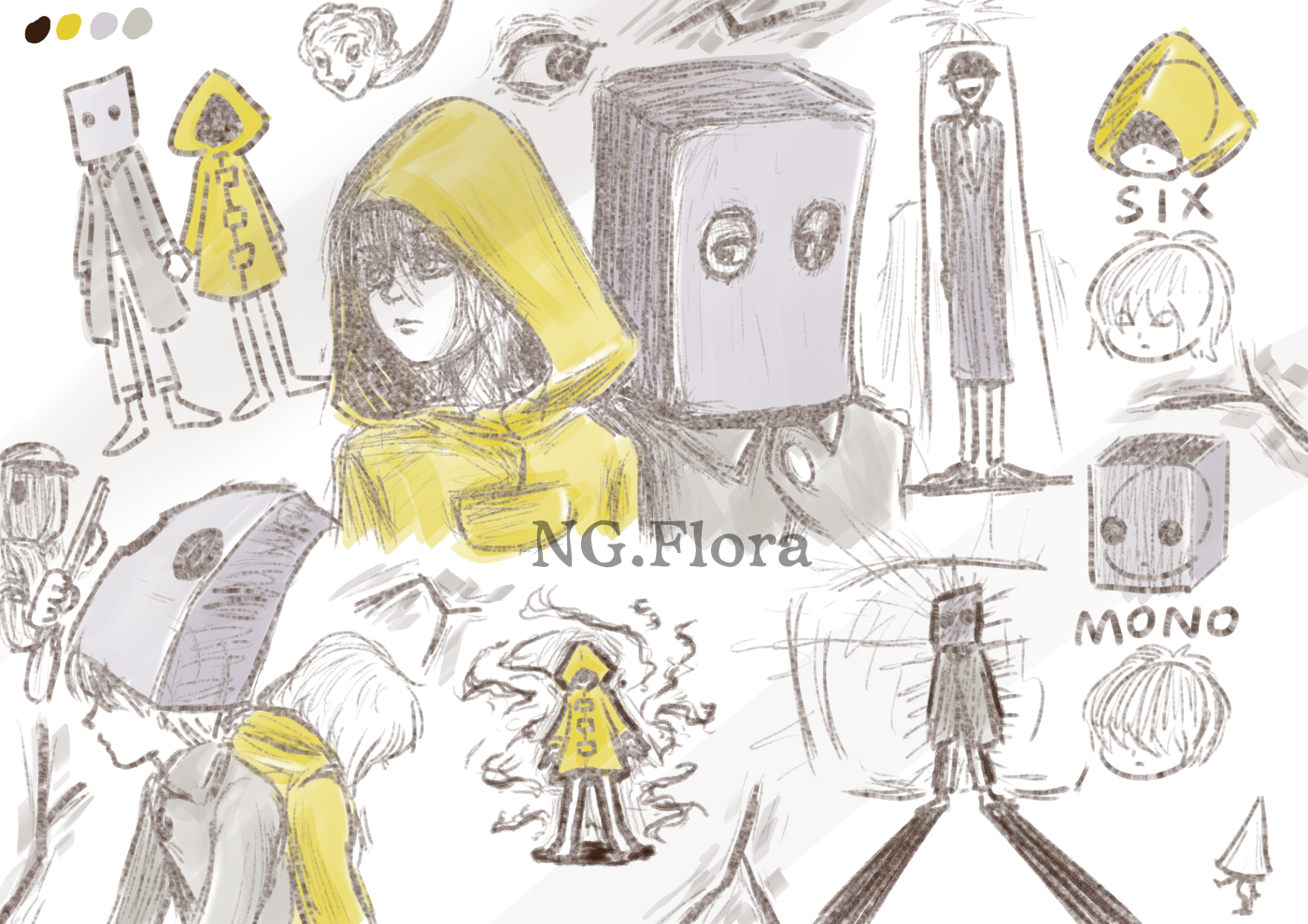 Mono And Six (Little Nightmares II) by Emigonpai on DeviantArt