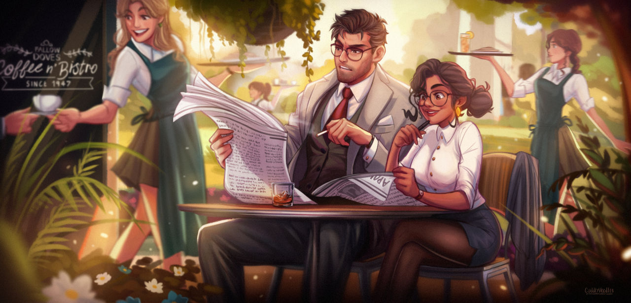 Deviantart Fallow Coffee Break at Fallow Doves by CuddlyVeedles on DeviantArt
