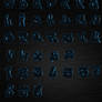 Pack de letras en formato PNG tipo Graffiti