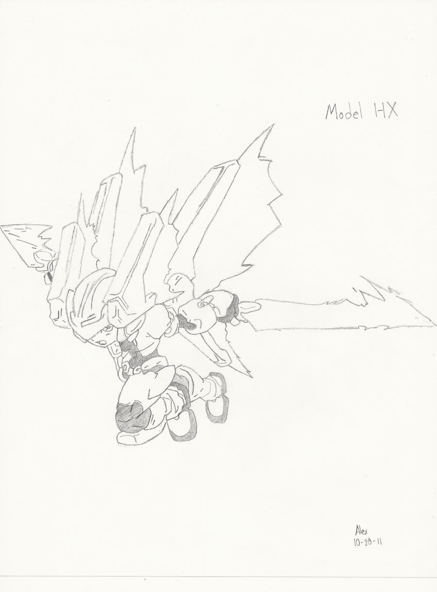 Model Hx Megaman Model HX- Megaman ZX by ZChaosKid on DeviantArt