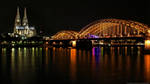 Cologne Cathedral at night by pingallery