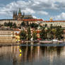 Prague Castle on the Vltava