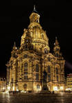 At night in Dresden