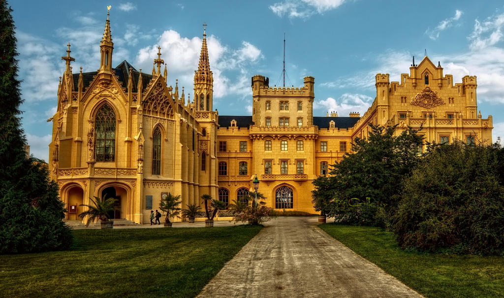 The Castle of Lednice II by pingallery