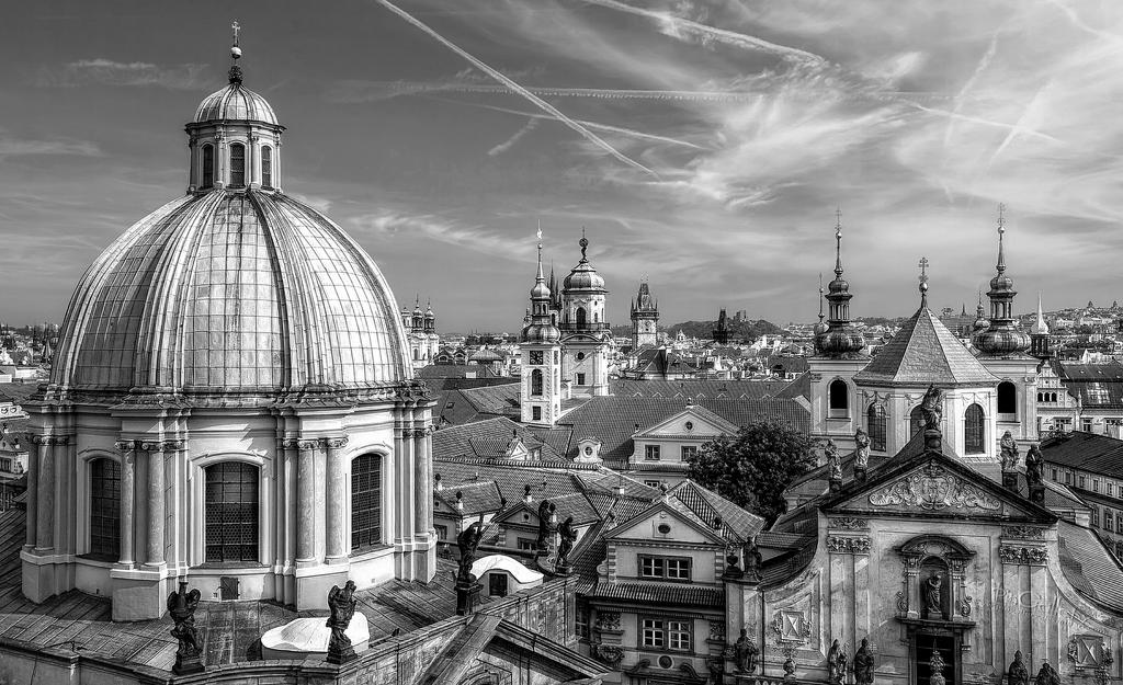 Over the roofs of Prague I