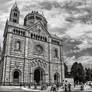 The Cathedral to Speyer in black and white