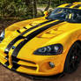 Yellow Dodge Viper SRT 10