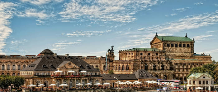 View of the Semper Opera in Dresden