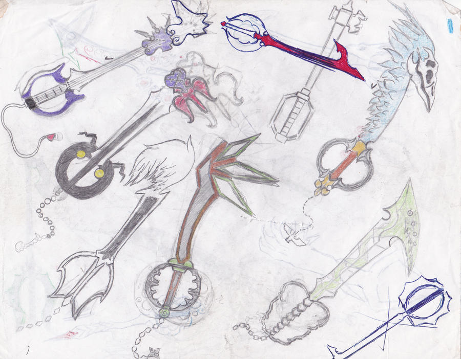 Animal Keyblade keyblades by CreatureUnderTheBed on DeviantArt