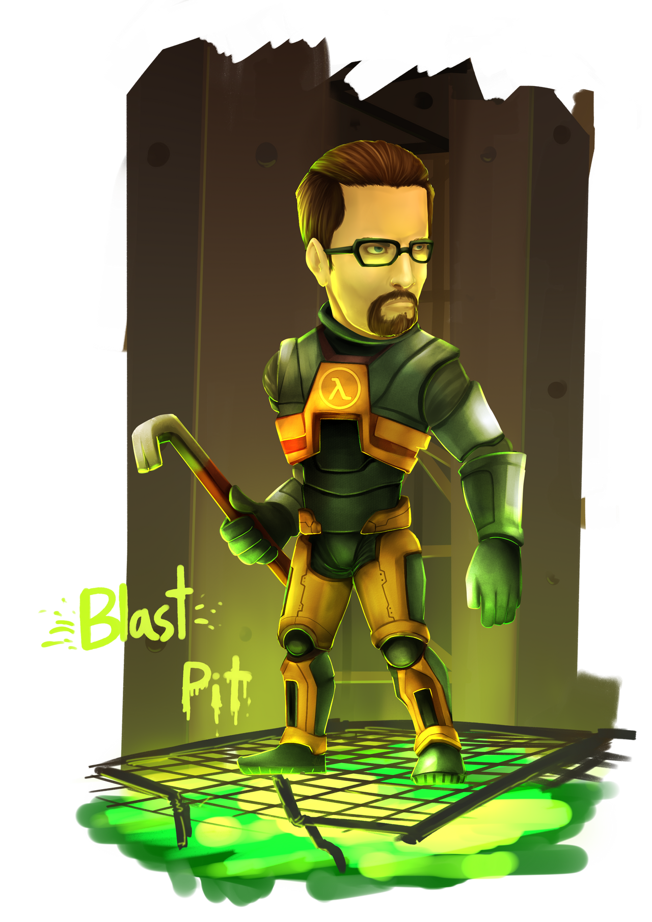 half life blast pit by ainogommon on