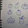 Pumpkins October Sketches