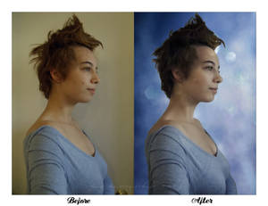Dolanna Portrait Before and After