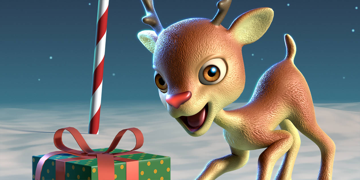 Baby Rudolph 3D asset - gallery image 7 by Strick67 on DeviantArt
