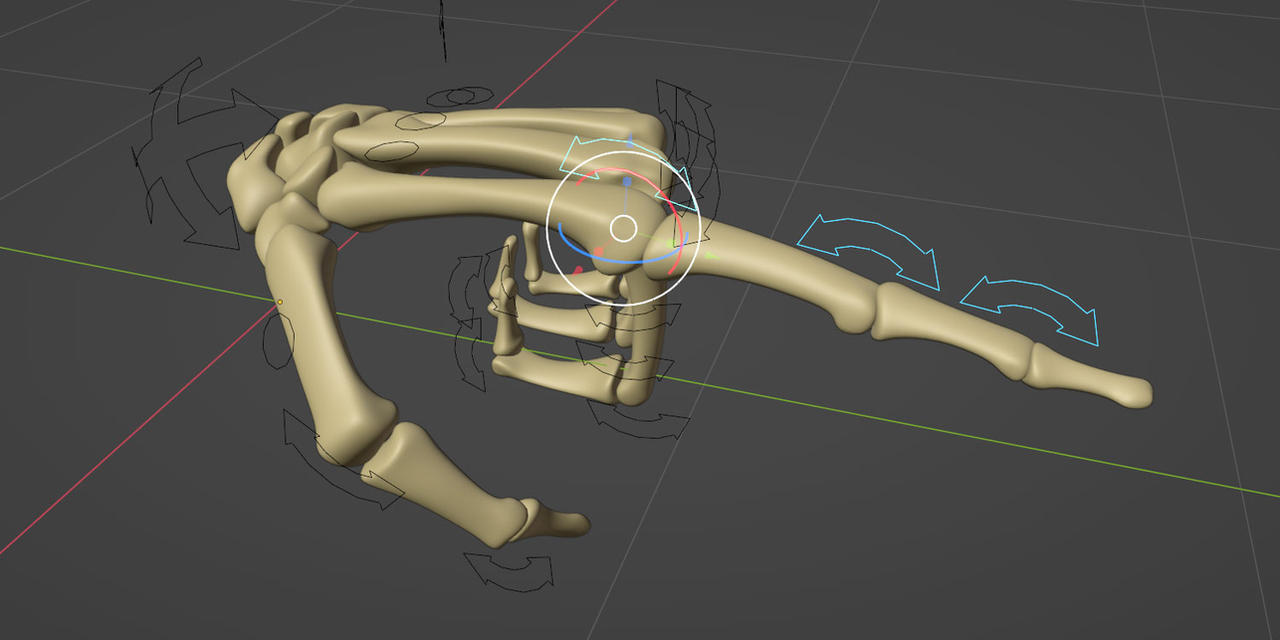 Hand Bones Control Rig 02 by Strick67 on DeviantArt