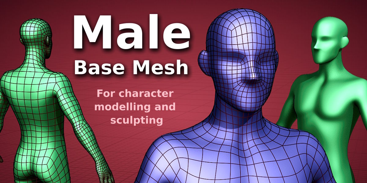 Mesh Human Reference Human male 3D base mesh by Strick67 on DeviantArt