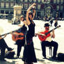 Bailaora at Plaza Mayor