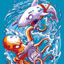 Octopus Vs Shark