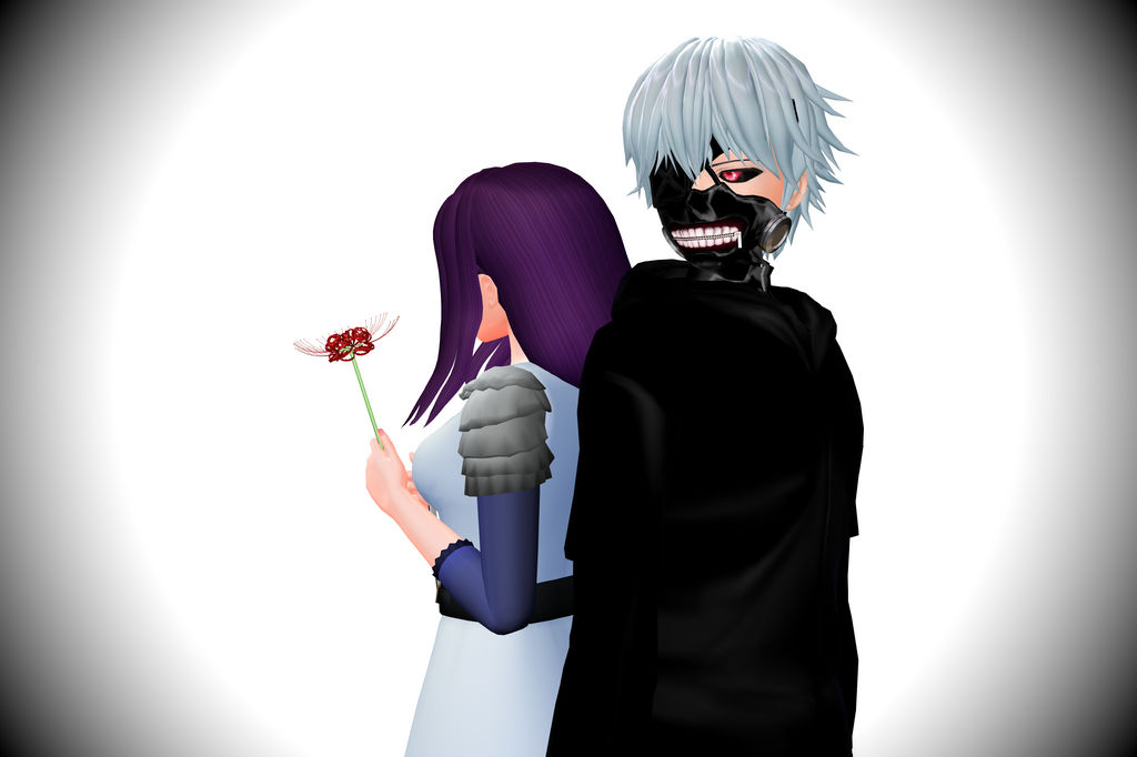 Kaneki Devours Rize Tokyo Ghoul Kaneki and Rize by ATxXx on DeviantArt